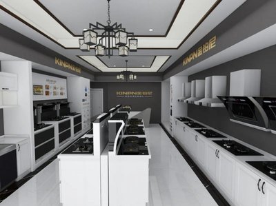 金铂尼集成灶线下专卖店